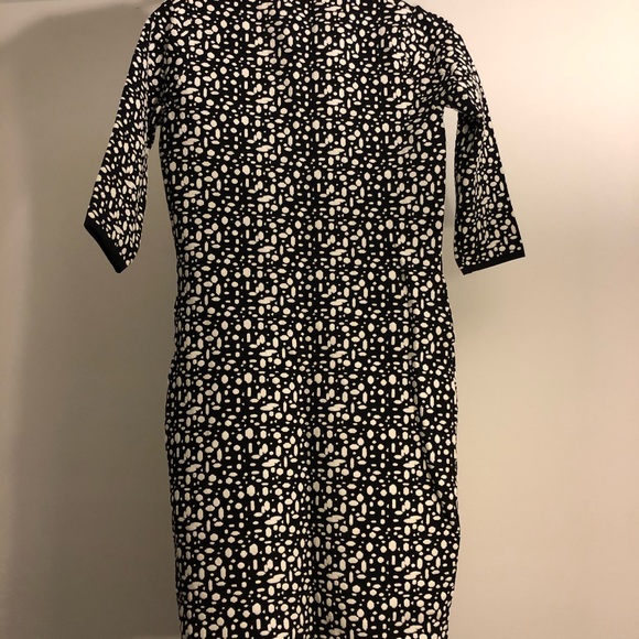 black and white sweater dress - Picture 2 of 8